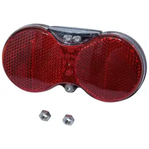 battery-operated rear bike light on rack Herrmans H-Vision image-0