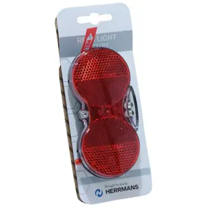 battery-operated rear bike light on rack Herrmans H-Vision image-1