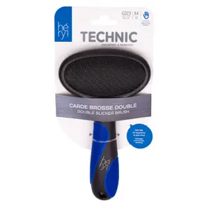 Double brush for dogs and cats Héry image-1