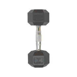 Body-Solid 2 kg Rubber Hex Dumbbells image-3