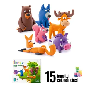 Knetmasse Hey Clay Animali Foresta