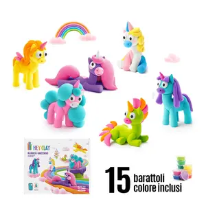 Modellare l'argilla Hey Clay Unicorni Arcobaleno