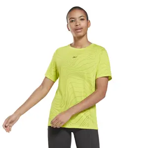 Halvgennemsigtig T-shirt til kvinder Reebok image-1