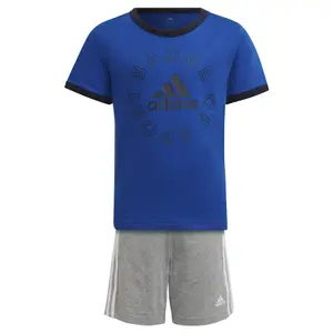 Fato de treino para crianças adidas Logo Essentials Summer Set image-0