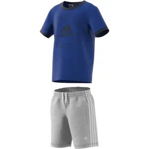 Fato de treino para crianças adidas Logo Essentials Summer Set image-2