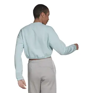 Sweatshirt för kvinnor adidas Hyperglam Crop Crew image-5