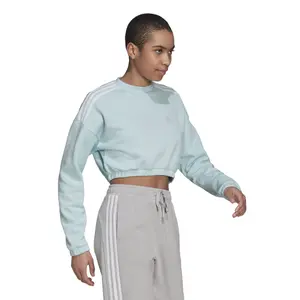 Sweatshirt för kvinnor adidas Hyperglam Crop Crew image-2