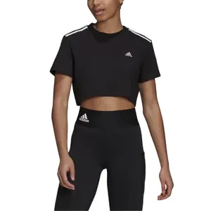 Camiseta de mujer adidas Hyperglam Cropped image-2
