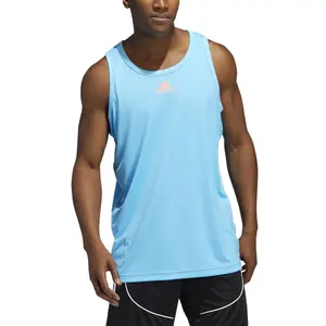 Camiseta de tirantes moteada adidas image-3