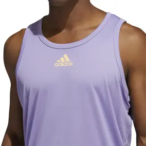 Camiseta de tirantes moteada adidas image-4