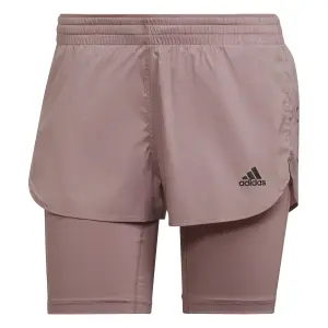 Pantaloncini da donna adidas Run Fast Two-in-One image-0