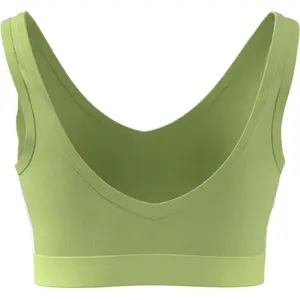 Crop-Top mit herausnehmbaren Polstern Frau adidas Essentials 3-Stripes image-3