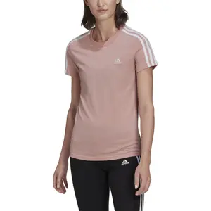 Camiseta de mujer adidas LOUNGEWEAR Essentials Slim 3-Stripes image-2