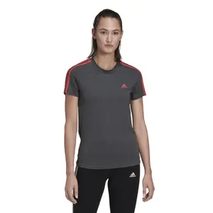 Camiseta de mujer adidas LOUNGEWEAR Essentials Slim 3-Stripes image-2