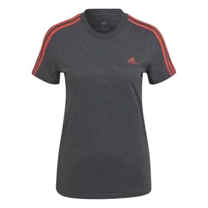 Camiseta de mujer adidas LOUNGEWEAR Essentials Slim 3-Stripes image-1