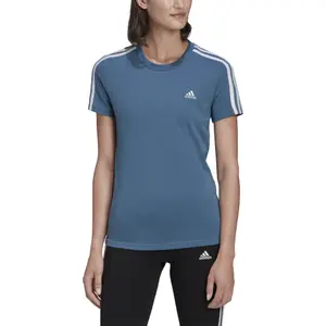 Camiseta de mujer adidas LOUNGEWEAR Essentials Slim 3-Stripes image-4