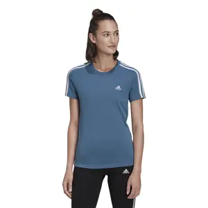 Camiseta de mujer adidas LOUNGEWEAR Essentials Slim 3-Stripes image-2