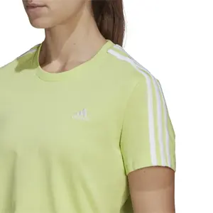 Camiseta de mujer adidas Essentials Loose 3-Stripes Cropped image-4