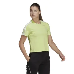 Camiseta de mujer adidas Essentials Loose 3-Stripes Cropped image-2