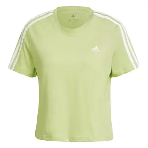Camiseta de mujer adidas Essentials Loose 3-Stripes Cropped image-0
