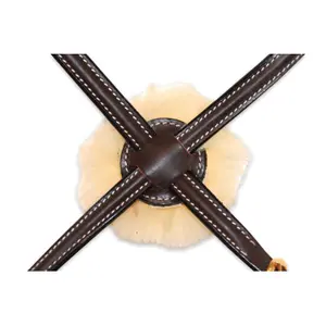 Cabezada de montar de doble botonadura con costuras anatómicas HFI image-1