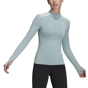 T-Shirt Frau adidas Hyperglam Quarter-Zip image-3
