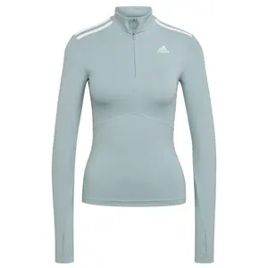 T-Shirt Frau adidas Hyperglam Quarter-Zip image-0