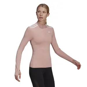 Women's T-shirt adidas Hyperglam Quarter-Zip image-3
