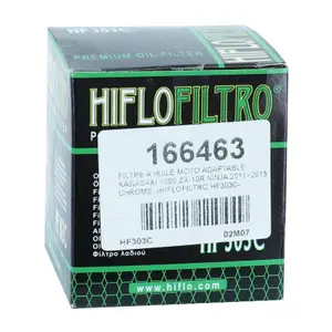 Filtro de óleo Hiflofiltro Kawasaki 1000 ZX-10R NINJA 2011+2015 HF303C- image-1