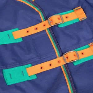 Outdoor-Decke für Pferde mit Halsabdeckung Highlander Original 100g image-2