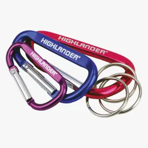 Carabiner key ring Highlander (x3) image-0