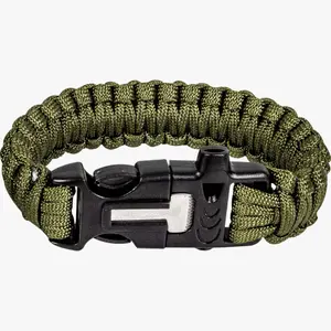 Paracord og flint armbånd Highlander image-0