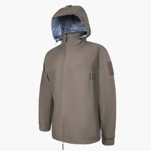 Hooded waterproof jacket Highlander Cyclone Pro image-1