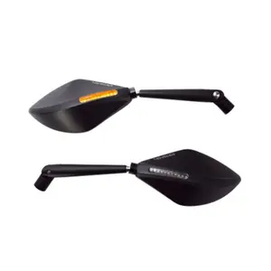 Motorcycle fairing mirror with led indicators Highsider Torezzo image-1