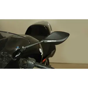 Motorcycle fairing mirror with led sequence indicators Highsider Torezzo image-1