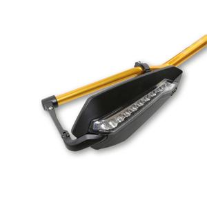 Motorcycle handguards with LED daytime running lights Highsider image-1