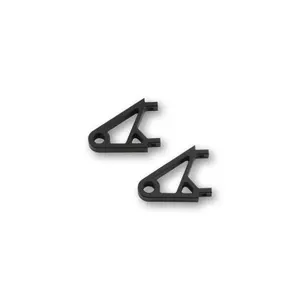 Extra short motorcycle headlight bracket Highsider CNC image-0