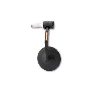 Motorcycle mirror handlebar ends with indicator/position light LED Highsider Montana Rim image-4