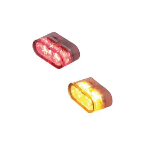 LED φλας πίσω μοτοσικλέτας, φως φρένου, φλας Highsider Little Star-MX Pro image-0