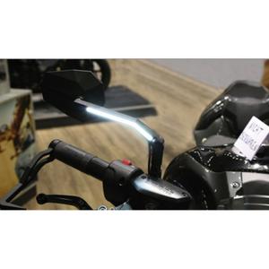 Paar achteruitkijkspiegels met LED-voorverlichting Highsider Stealth -X3 image-3