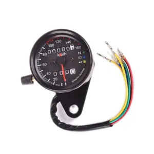 Contador de motos Highway Hawk Brazoline Vintage 0-160 km/H image-0