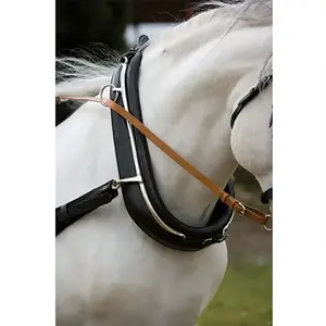 Leather hunting collar for horse Hispano Hipica Extra