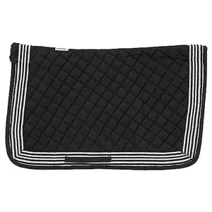 Saddle Pad for Horse with Canvas Trim Hispano Hipica Eco image-0