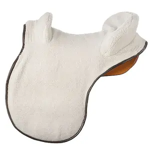 Synthetic Fleece Saddle Cover for Horse Hispano Hipica image-0