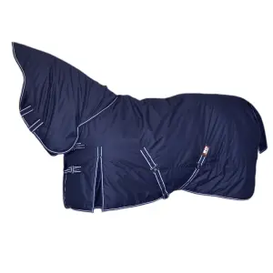Waterproof outdoor blanket with neck cover for horse Hispano Hipica Lopa 100g image-0
