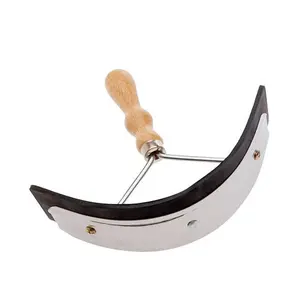 Metal Heat Knife for Horse in Half-Moon Shape with Handle Hispano Hipica image-0