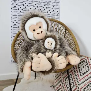 Plush Histoire d'Ours Capucin Le Singe image-1