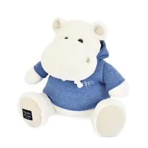 Hippo plush with sweater Histoire d'Ours 45 cm image-0