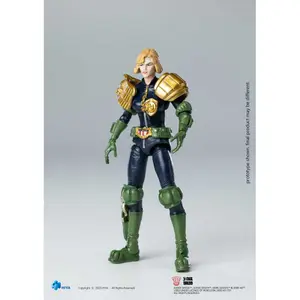 Collectible figurine Hiya Toys 2000 AD 1/18 Exquisite Judge Dredd Judge Anderson VS The Dark Judges Mini image-0