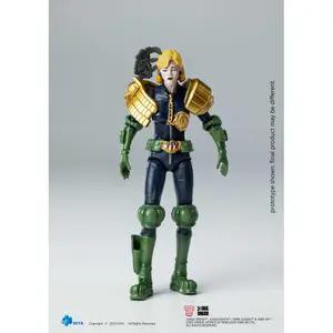 Collectible figurine Hiya Toys 2000 AD 1/18 Exquisite Judge Dredd Judge Anderson Hall of Heroes Mini image-0